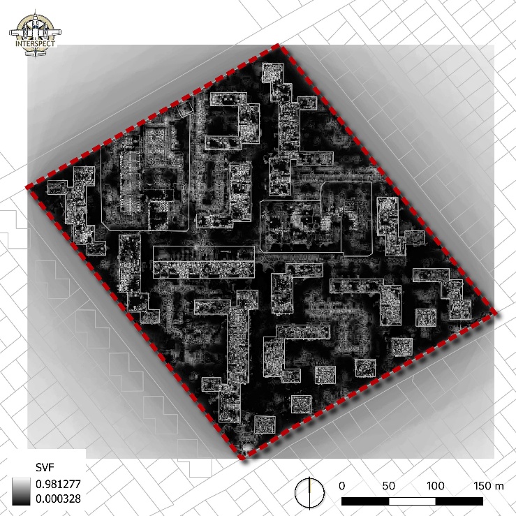 Sky View Factor (SVF) map